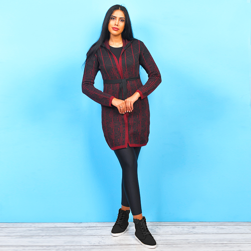 مانتو بافت دخترانه مدل VINA