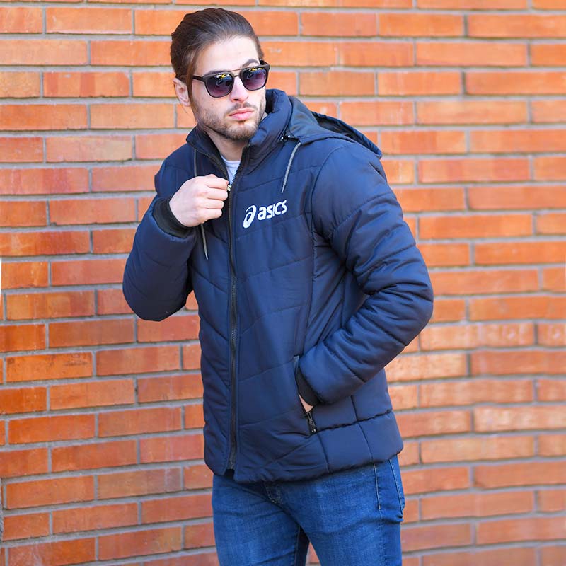 کاپشن مردانه سرمه ای Hirash