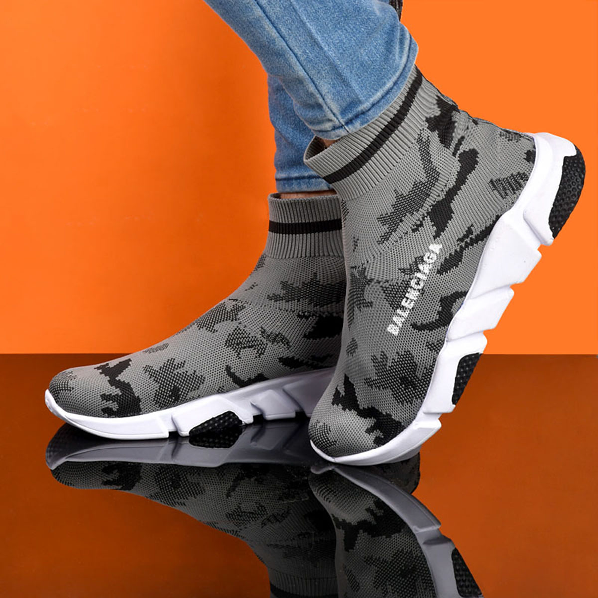 کفش ساقدار مردانه بالنسیاگا چریکی