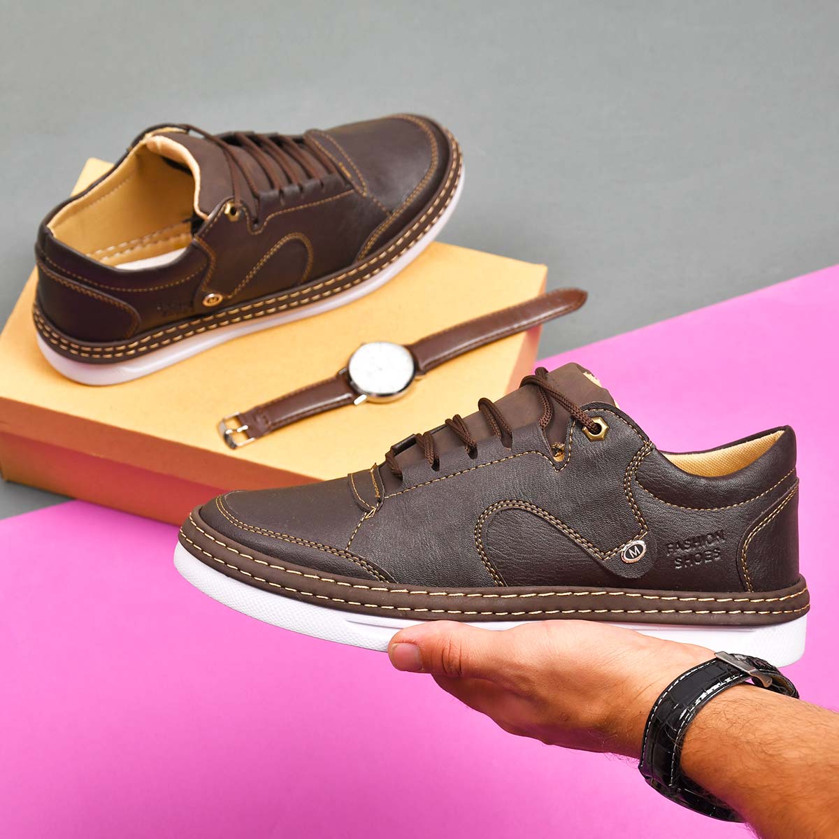 کفش مردانه دور دوخت مدل Ganly