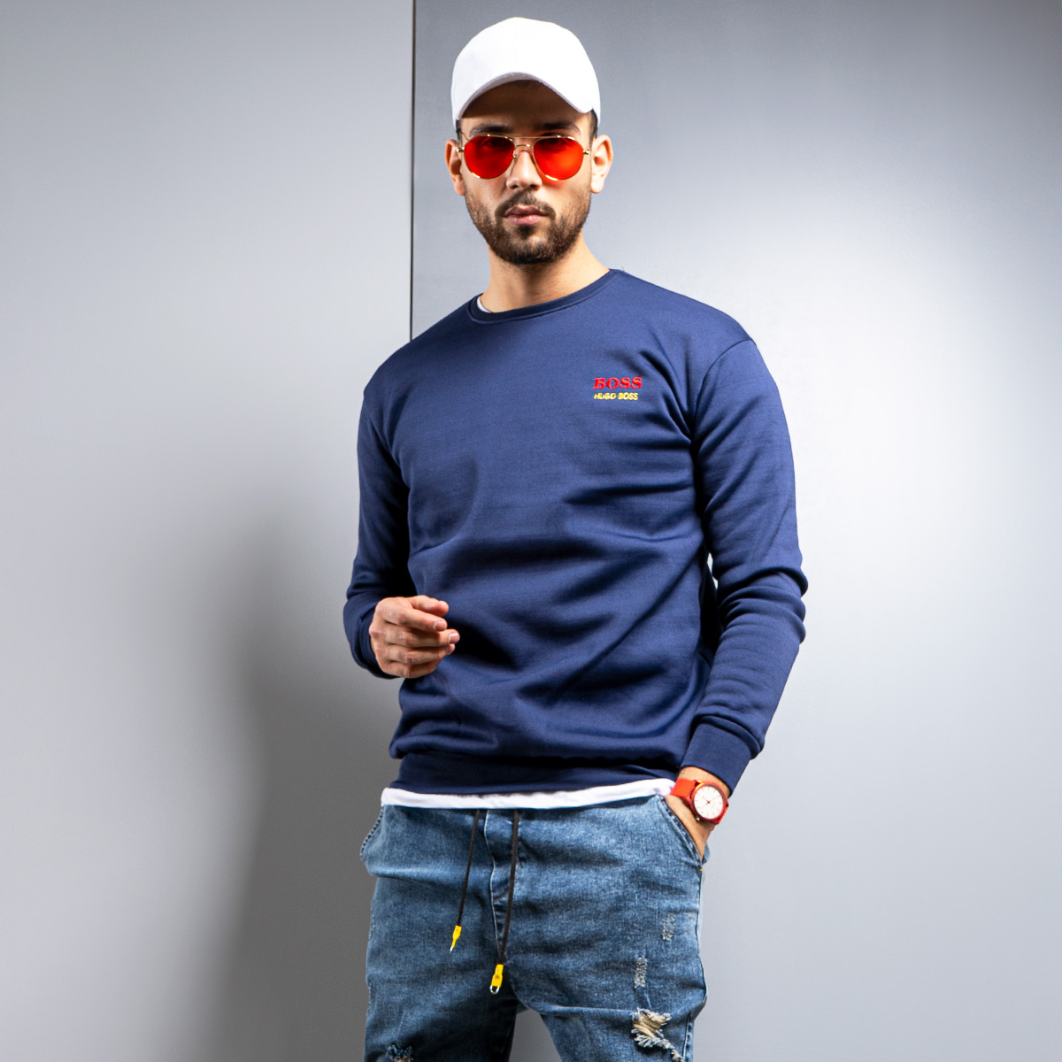 پلیورمردانه Boss مدل Anar