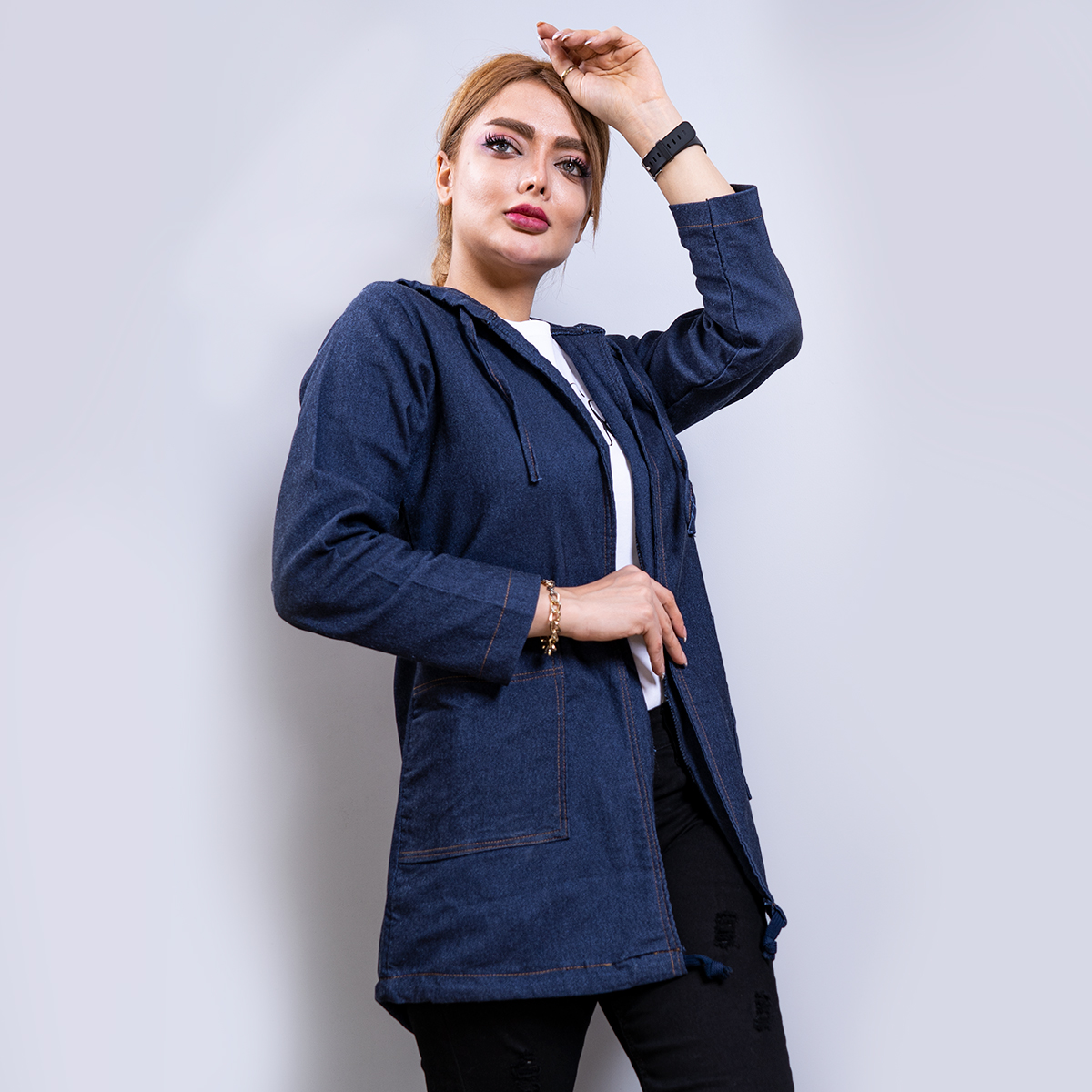 مانتو جين دخترانه مدل Edvika