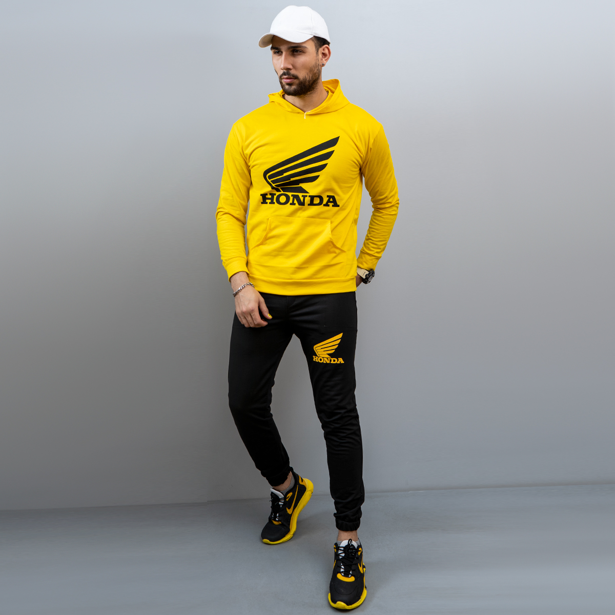 ست تيشرت شلوار HONDA مردانه مدل  KASON