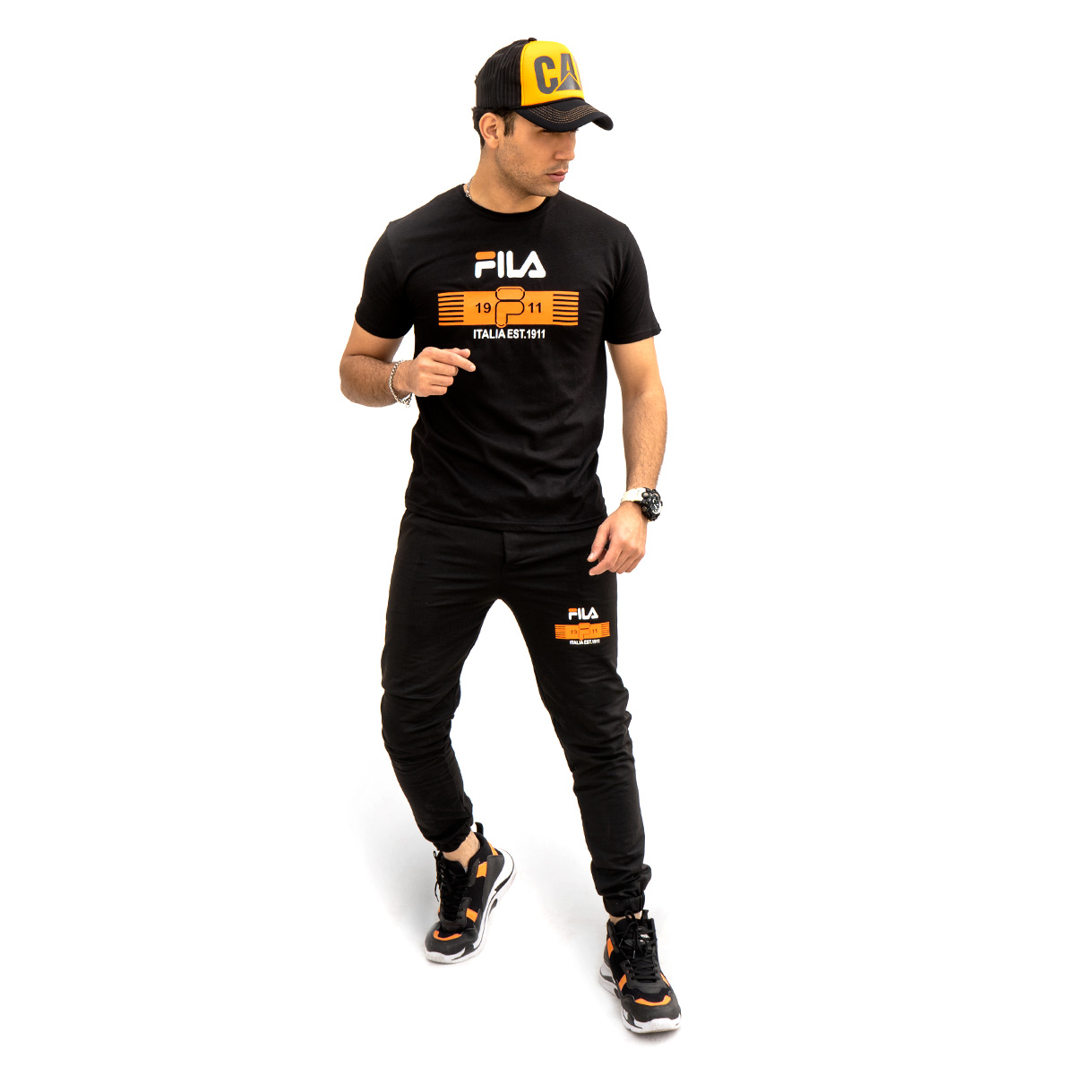 ست تيشرت شلوار Fila مردانه مدل Morti