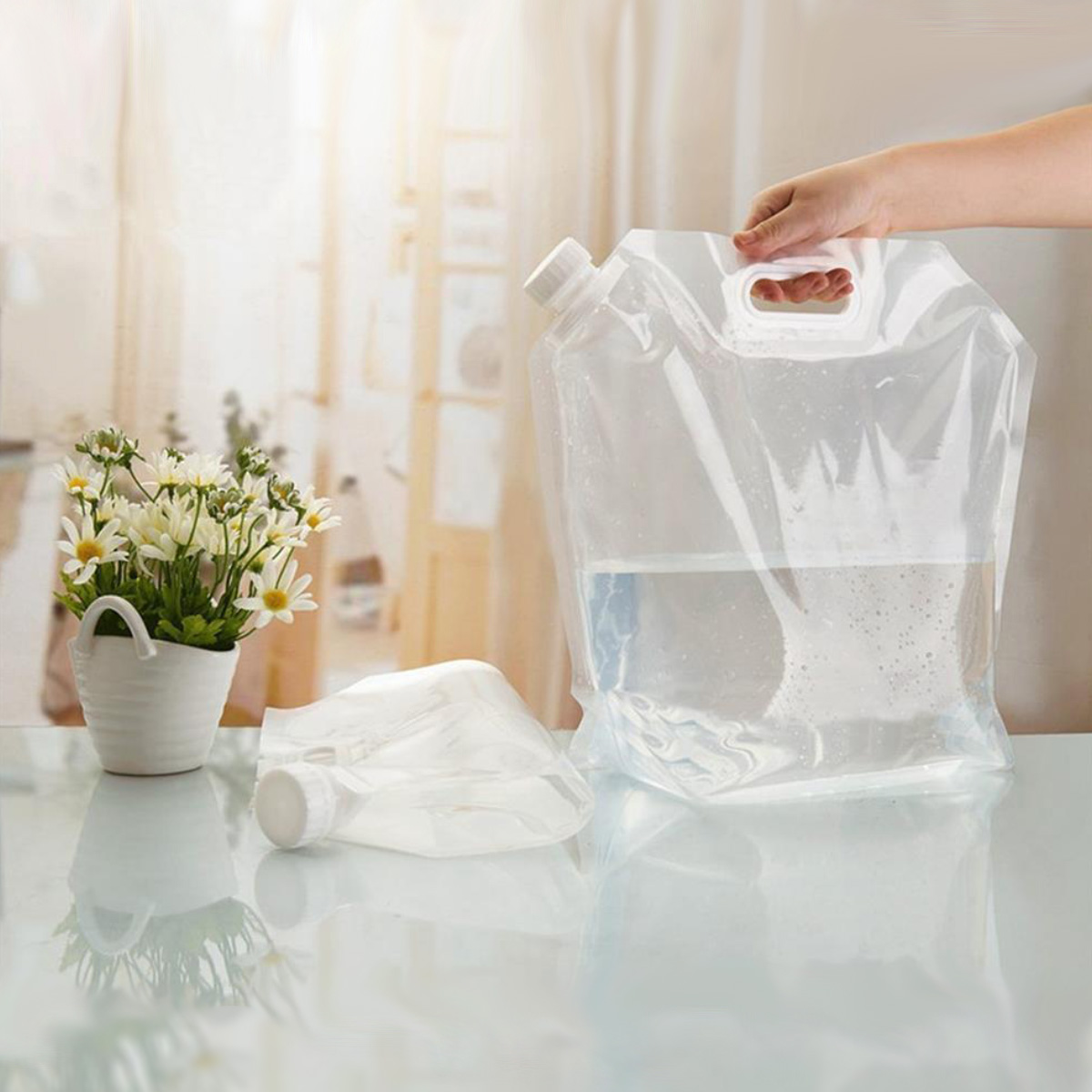 گالن آب تاشو مسافرتی