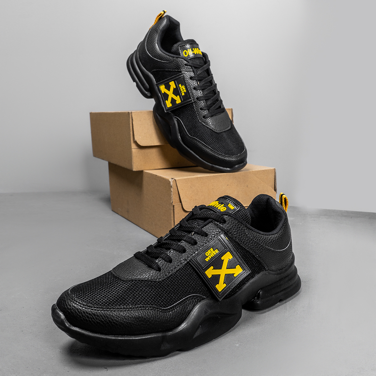 کفش ورزشی مردانه اف وایت مشکی مدلNamit