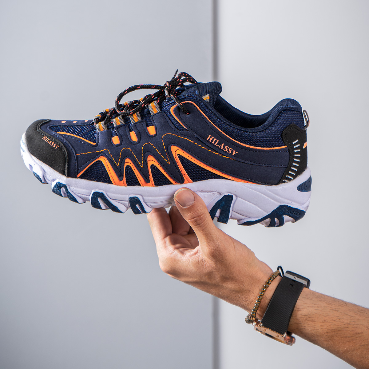 کفش ورزشی Hilassy مردانه سرمه ای مدل Martj