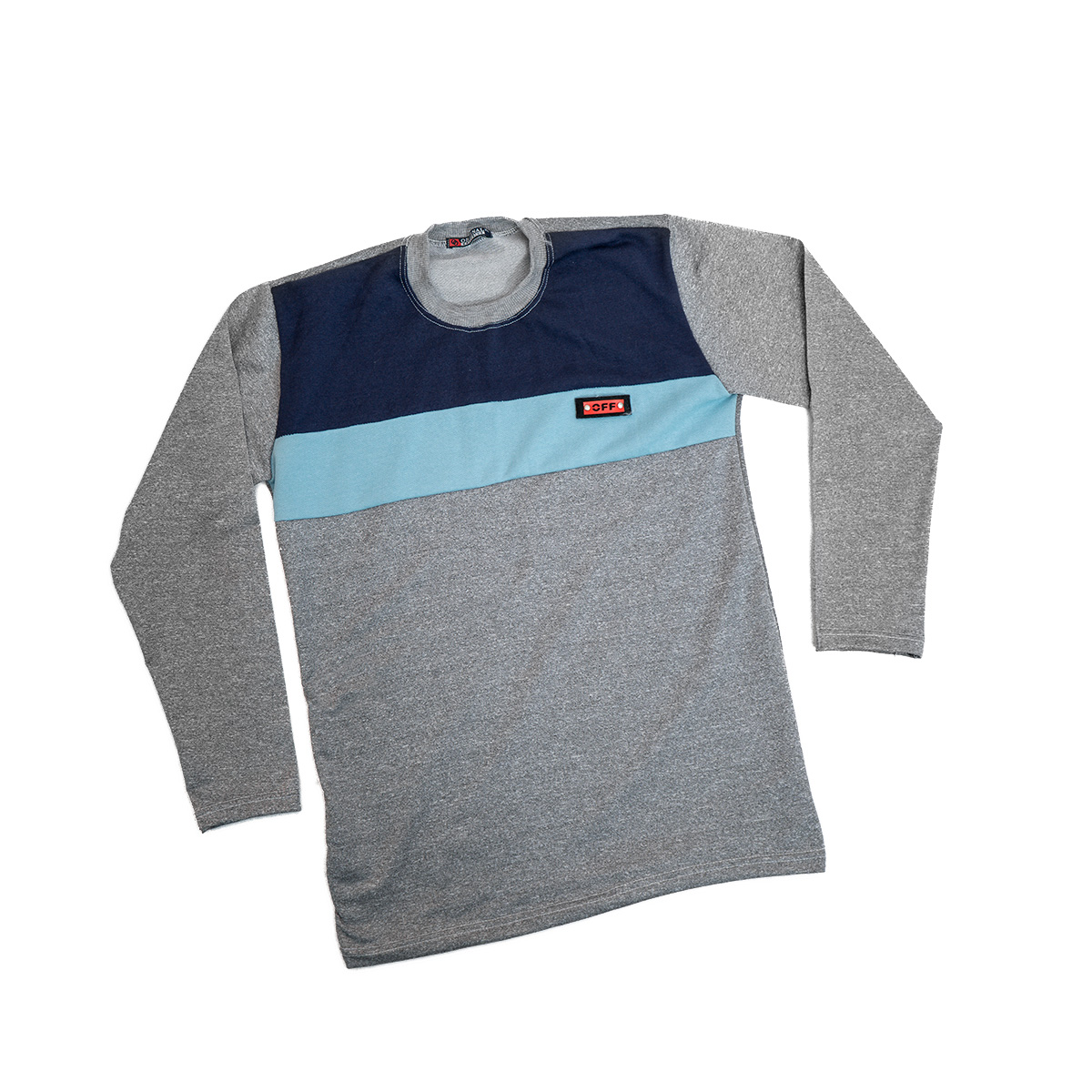 تیشرت پاییزه دوتیکه سرمه ای آبی مدل Farhod