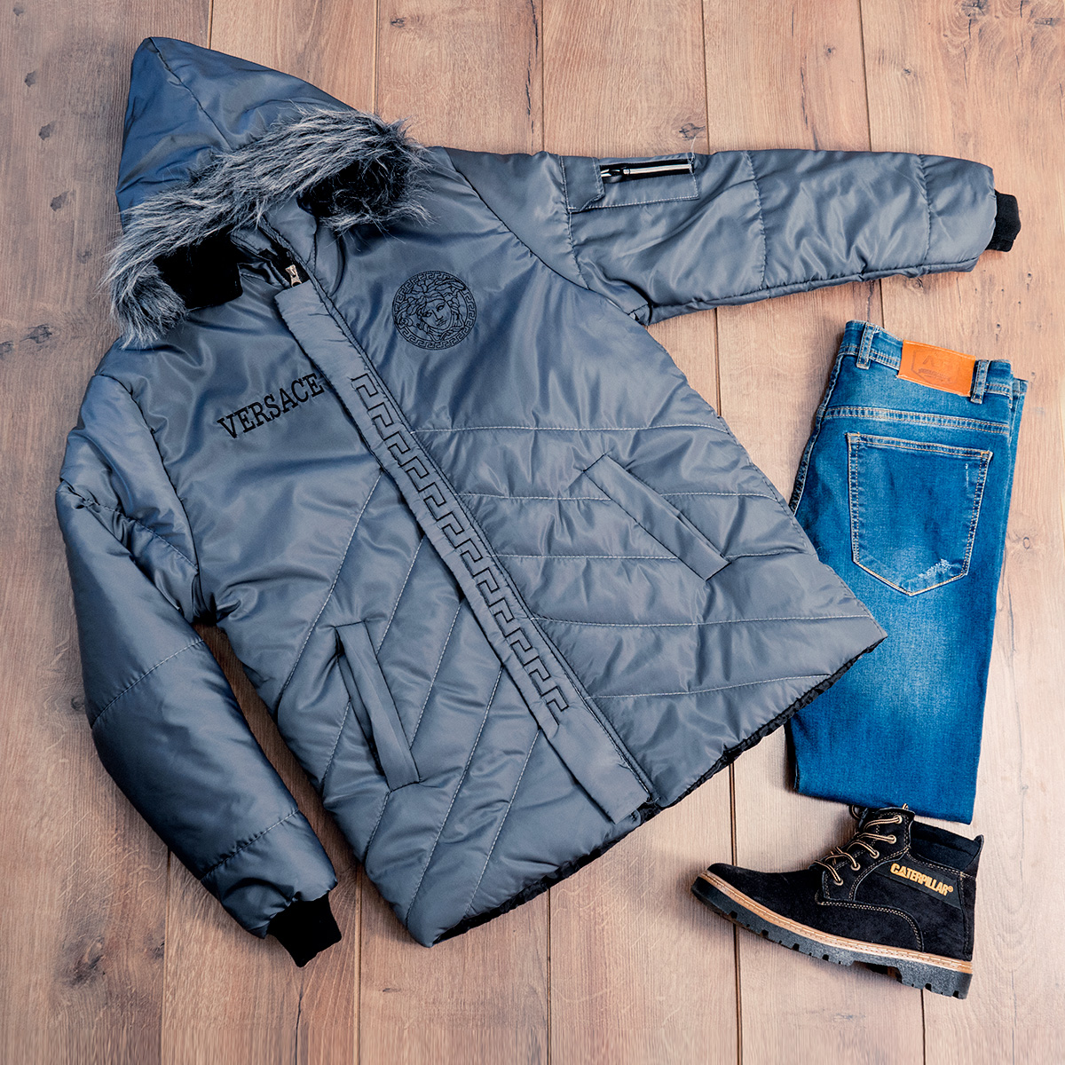 کاپشن مردانه مدل 	Versace