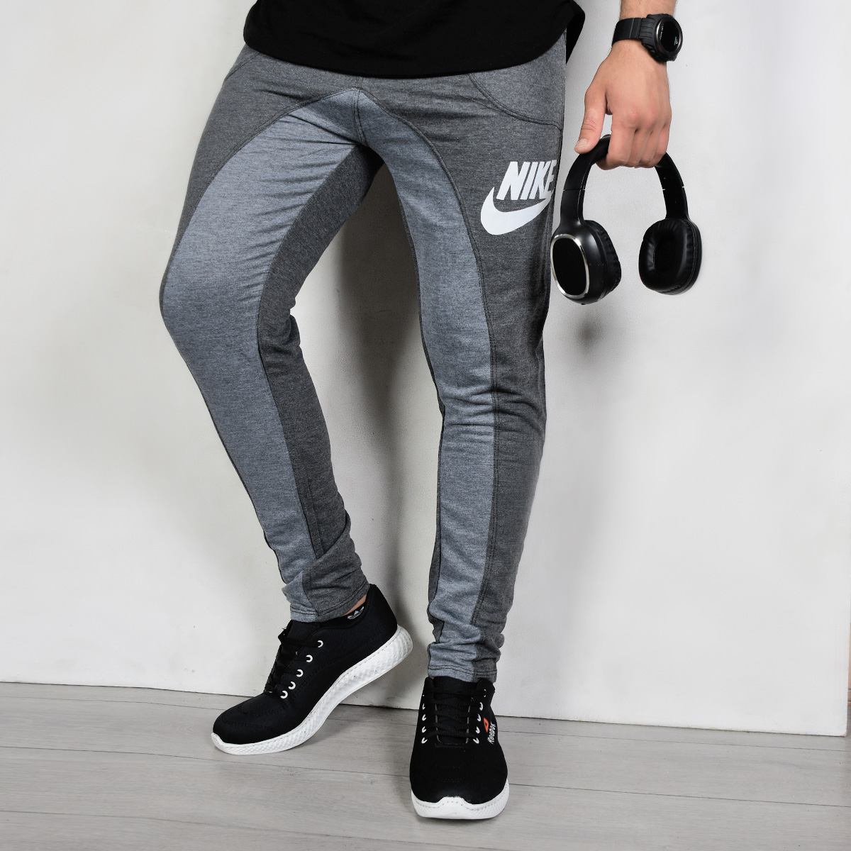 شلوار اسلش مردانه(T) مدل K98 ذغالی