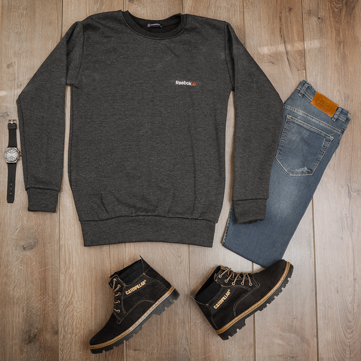 دورس ریبوک ذغالی مردانه مدل Ivano