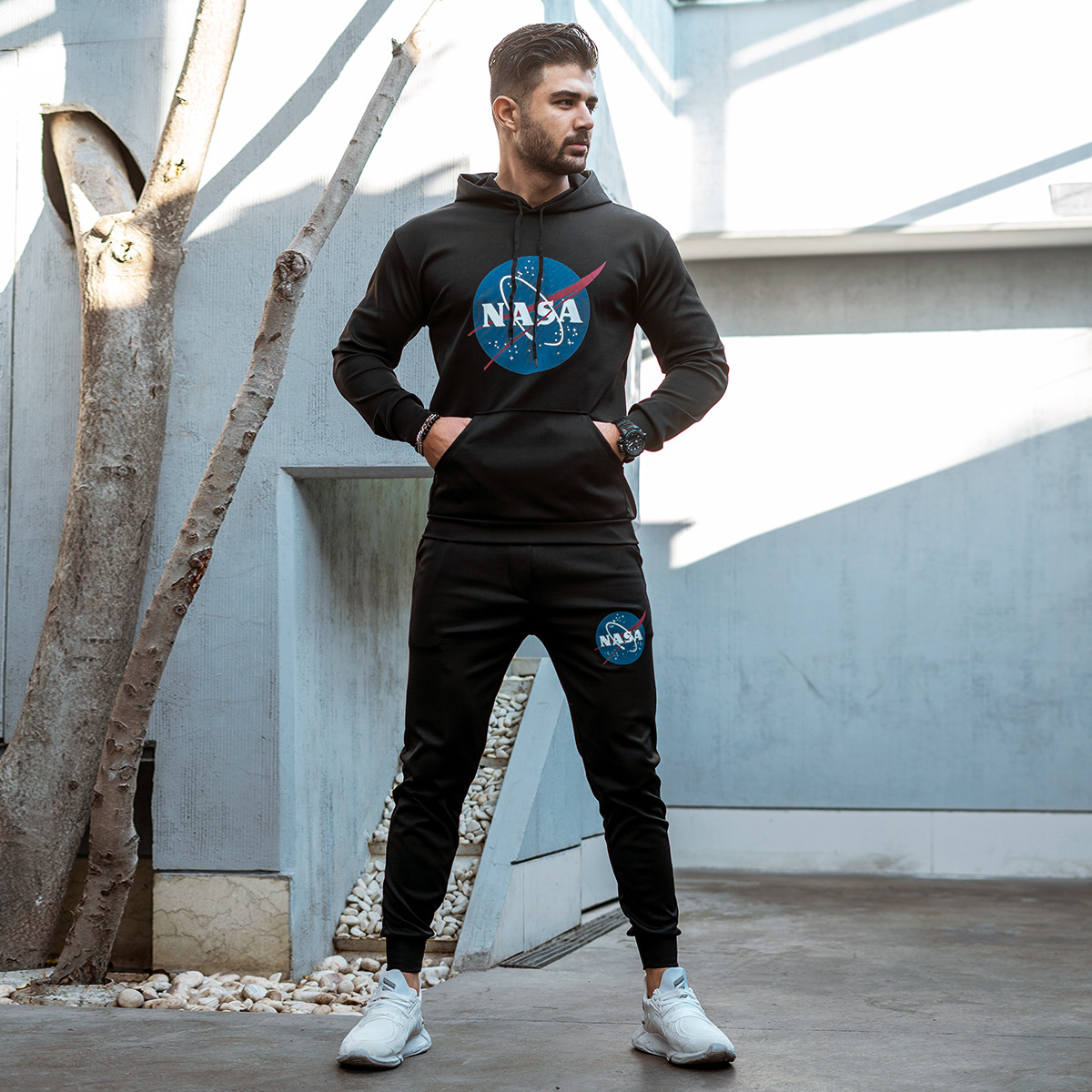ست هودی شلوار Nasaمردانه مدلG81
