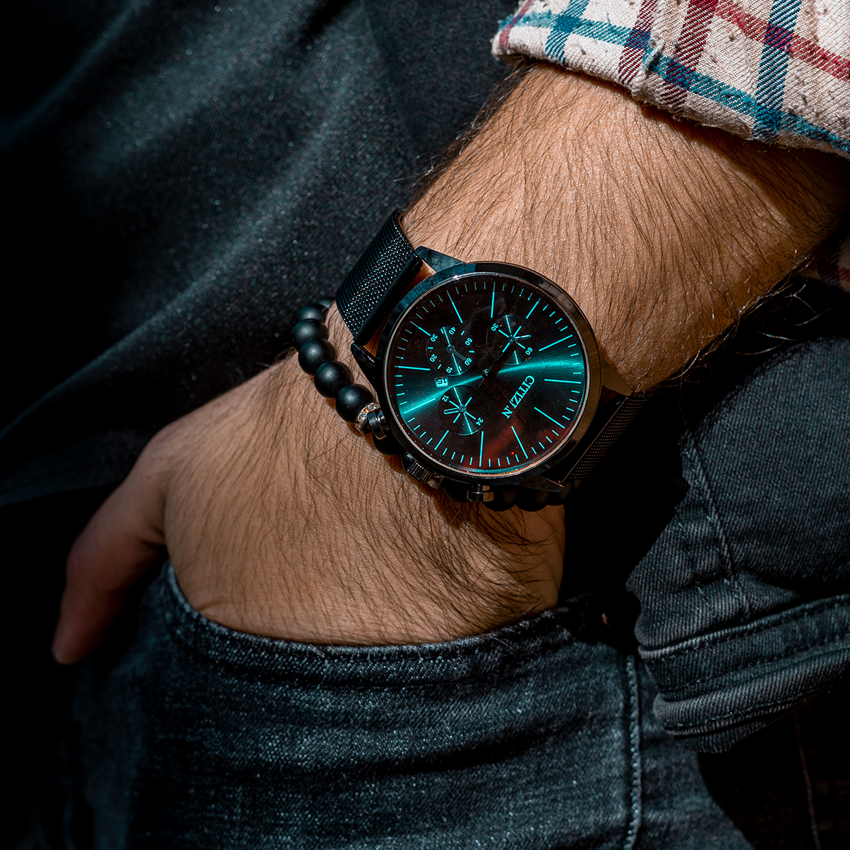 ساعت Citizen مشکی مدل matin