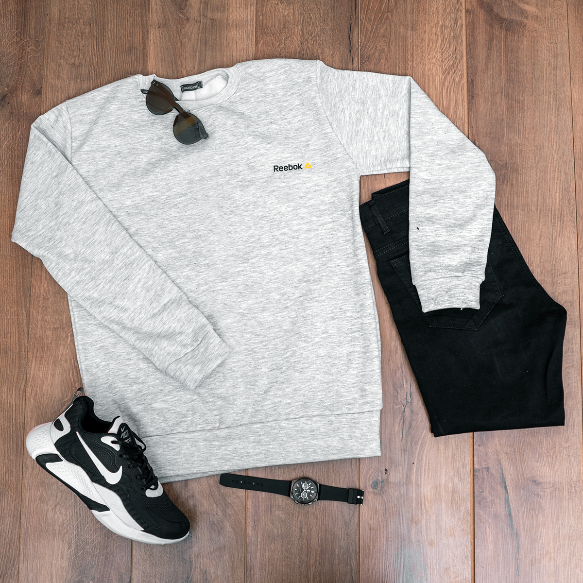 دورس ریبوک طوسی مردانه مدل Ashkan