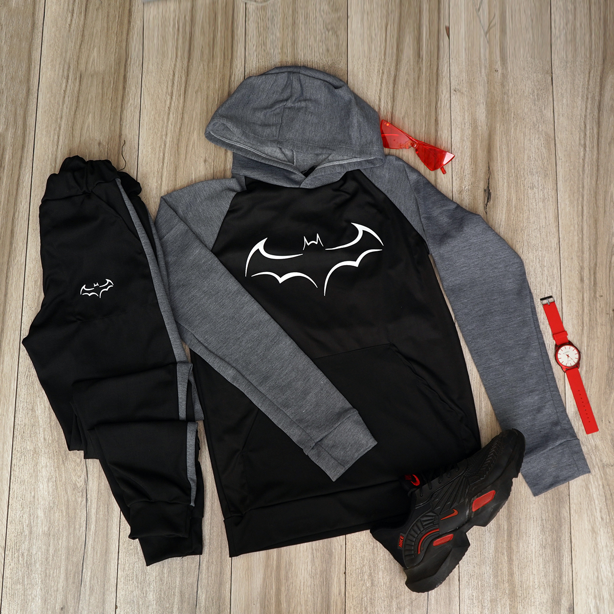 ست هودی شلوار مردانه مدل Batman