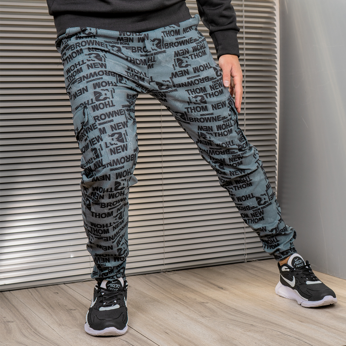 شلوار اسلش مردانه آبی مدل Alish