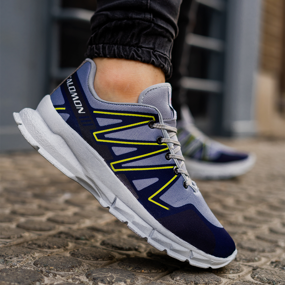 کفش ورزشی Salomon مردانه طوسی آبی مدلPadra