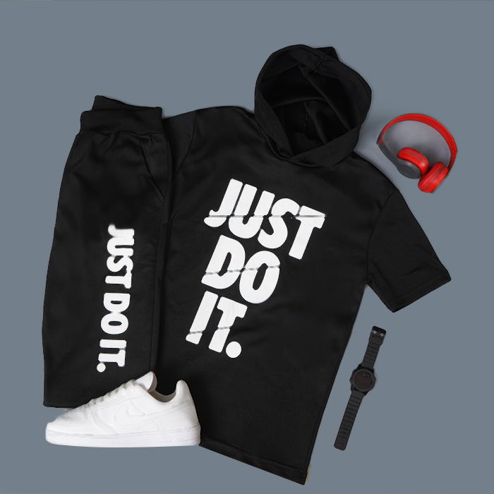ست هودی شلوار Just Do It مردانه مدلJefri
