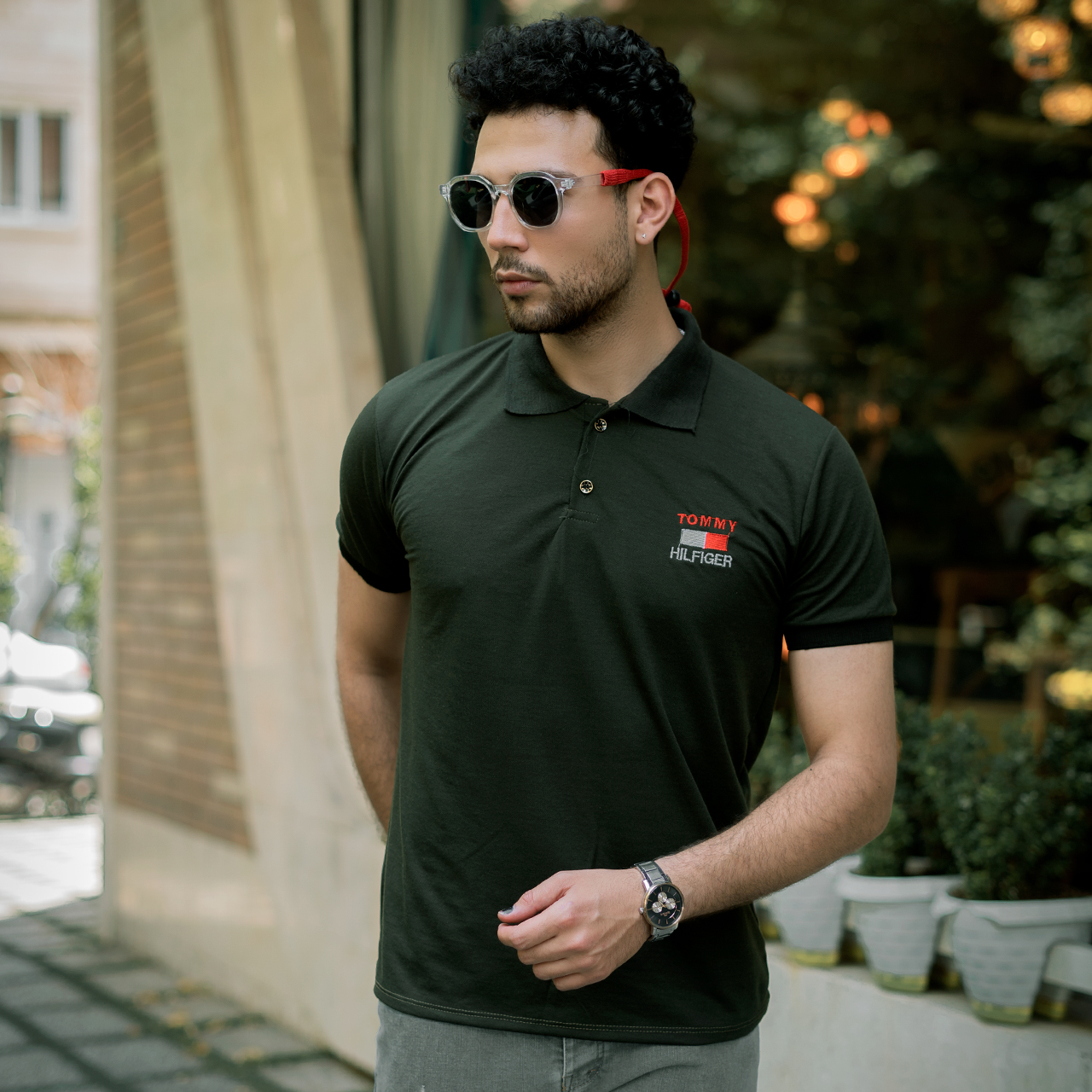 تیشرت جودون مردانه سبز مدلJ52