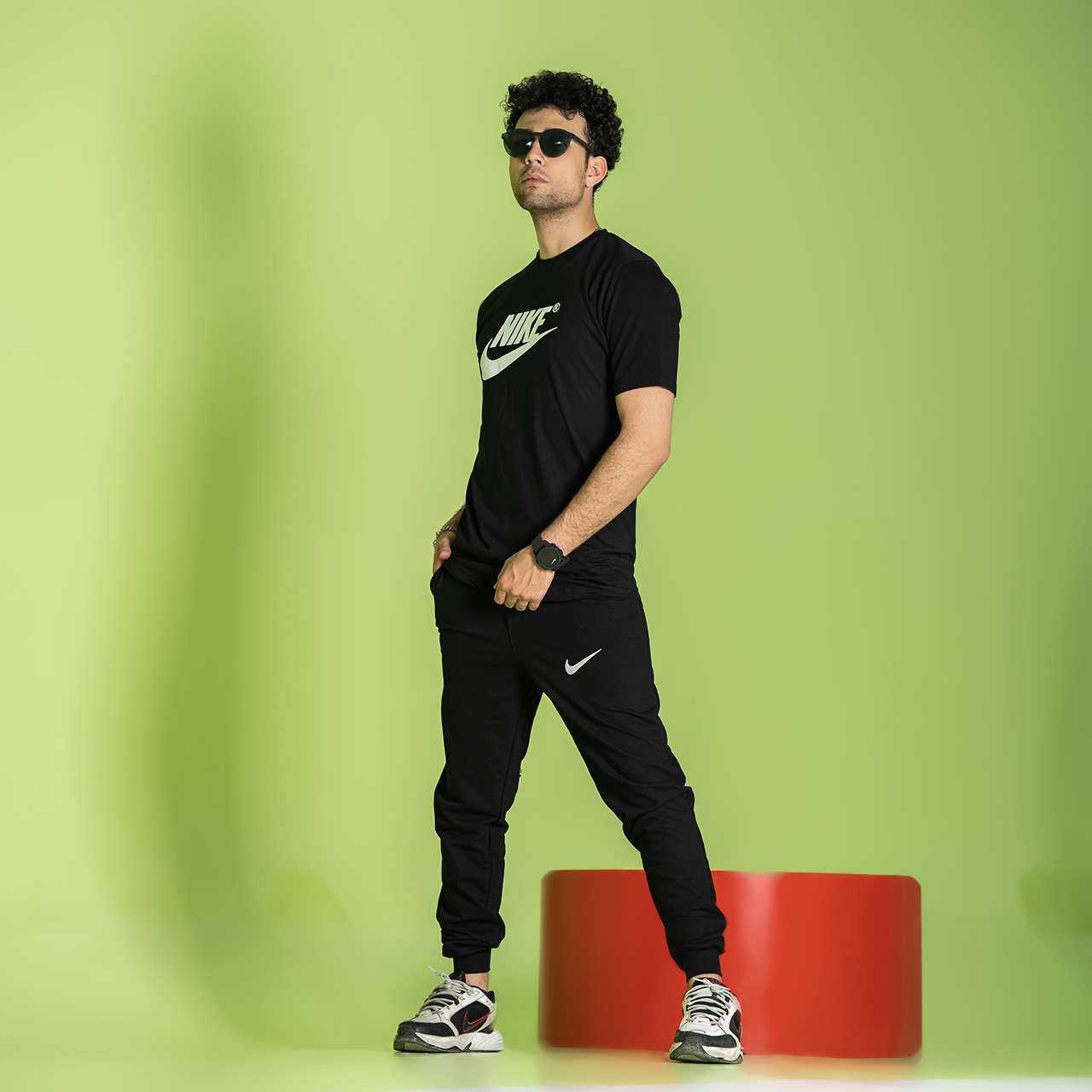 ست تیشرت شلوار مردانه نایک مدل MW112