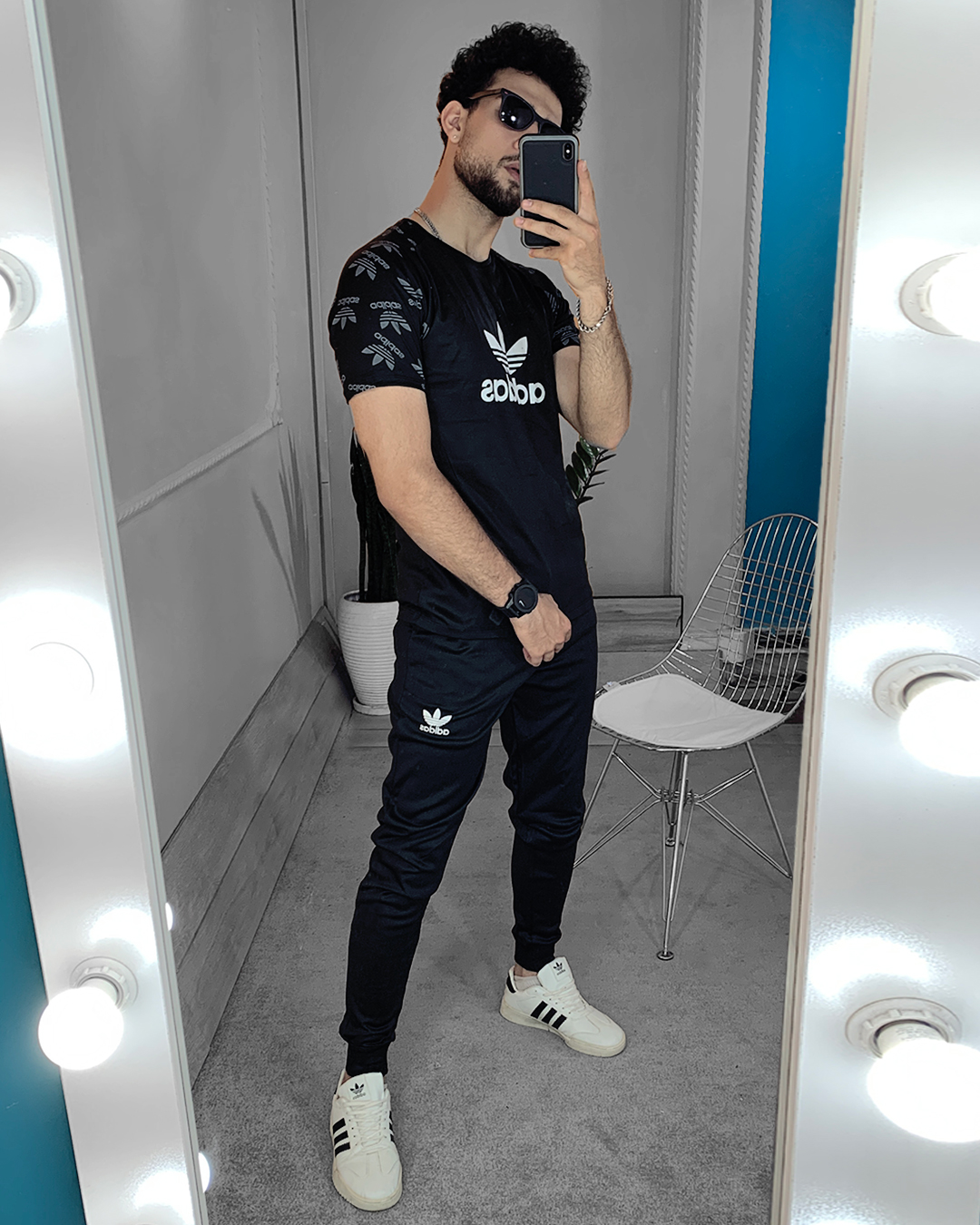 ست تیشرت شلوارآدیداس مردانه مدلQ7