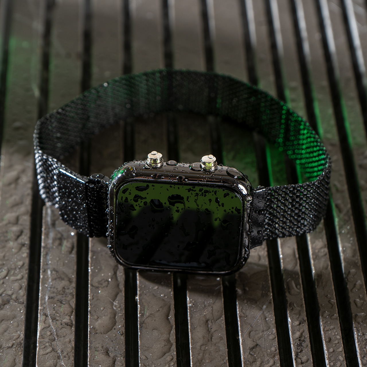 ساعت LED مشکی مدل K99