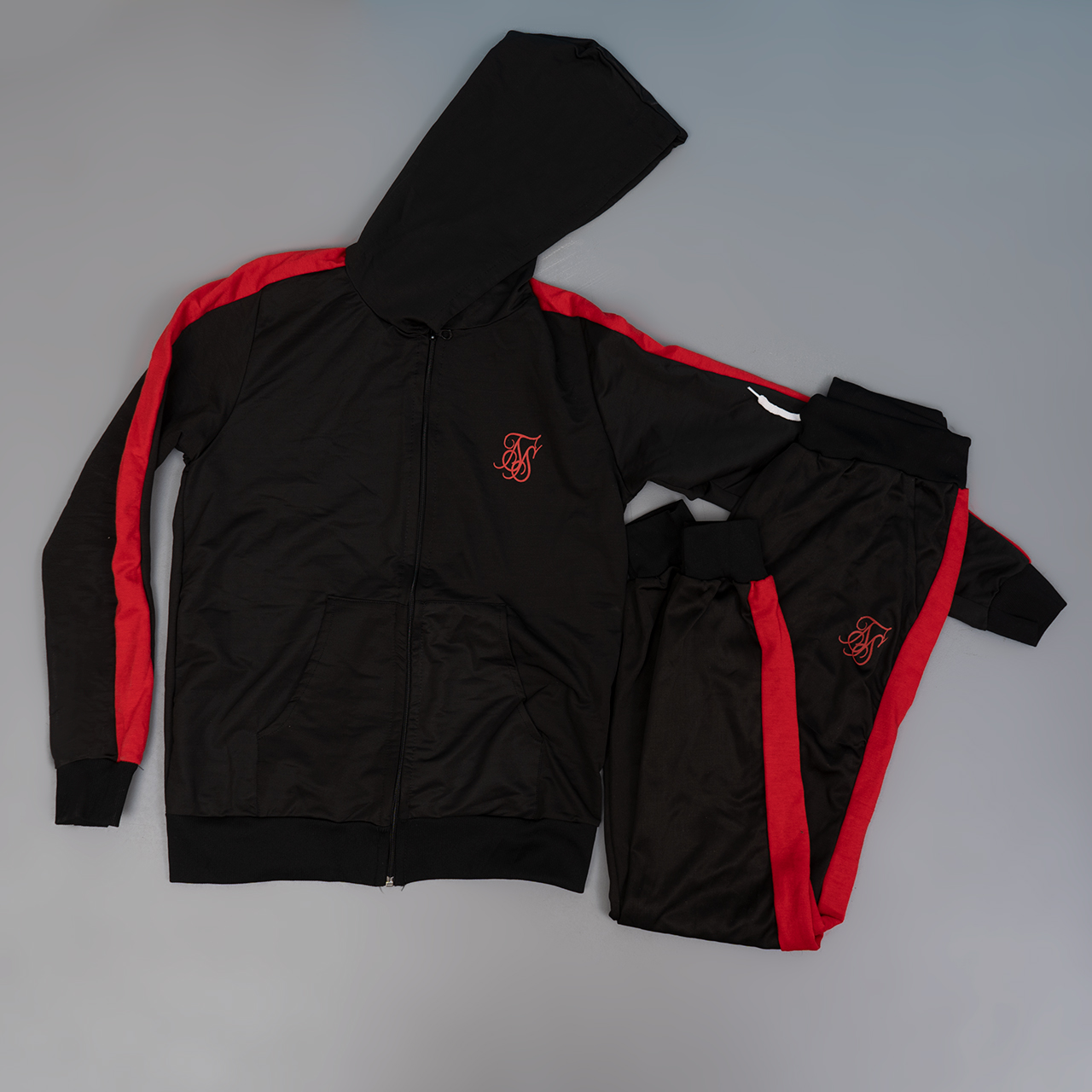 ست سوییشرت شلوار مشکی مردانه مدل X15