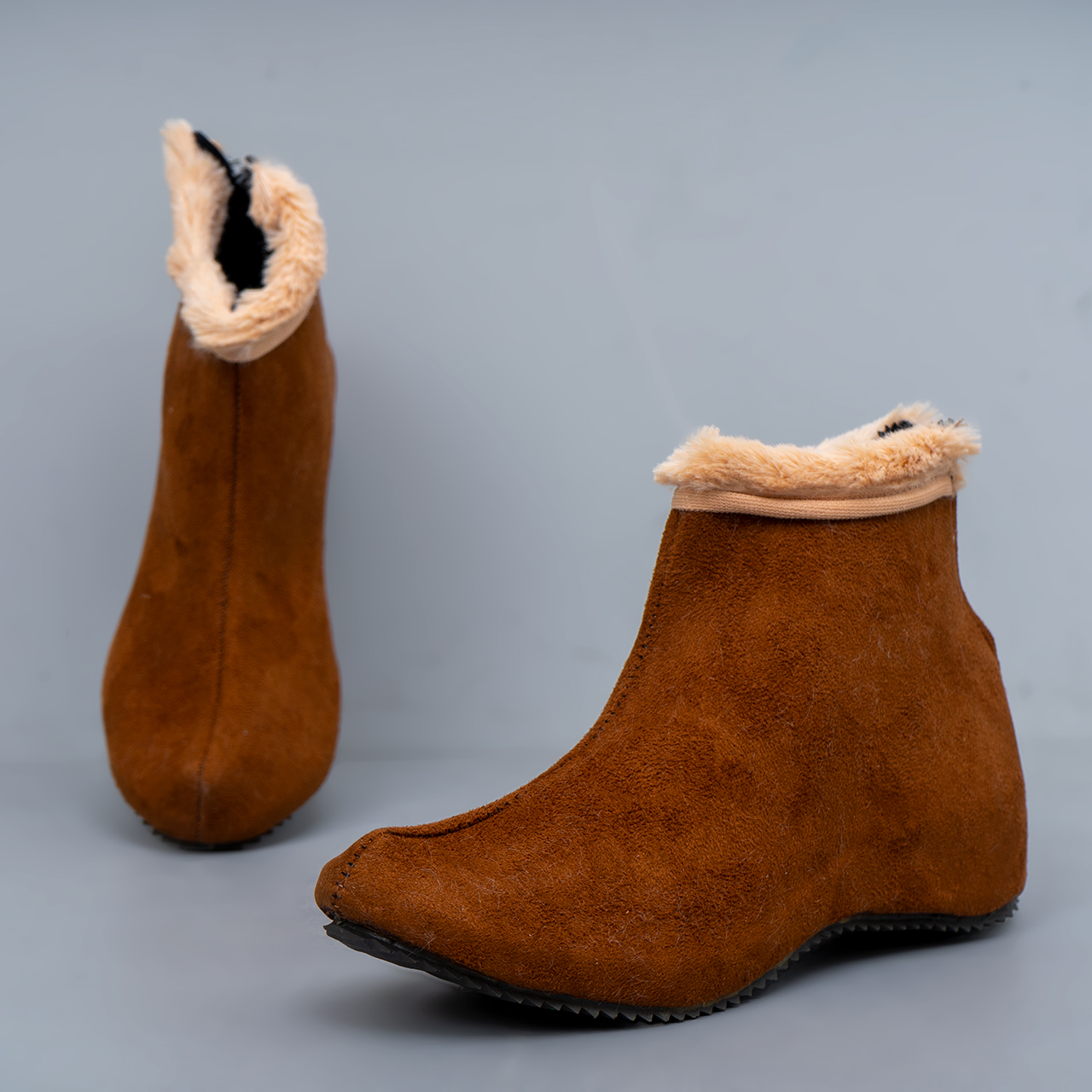 نیم بوت قهوه ای دخترانه مدل X244