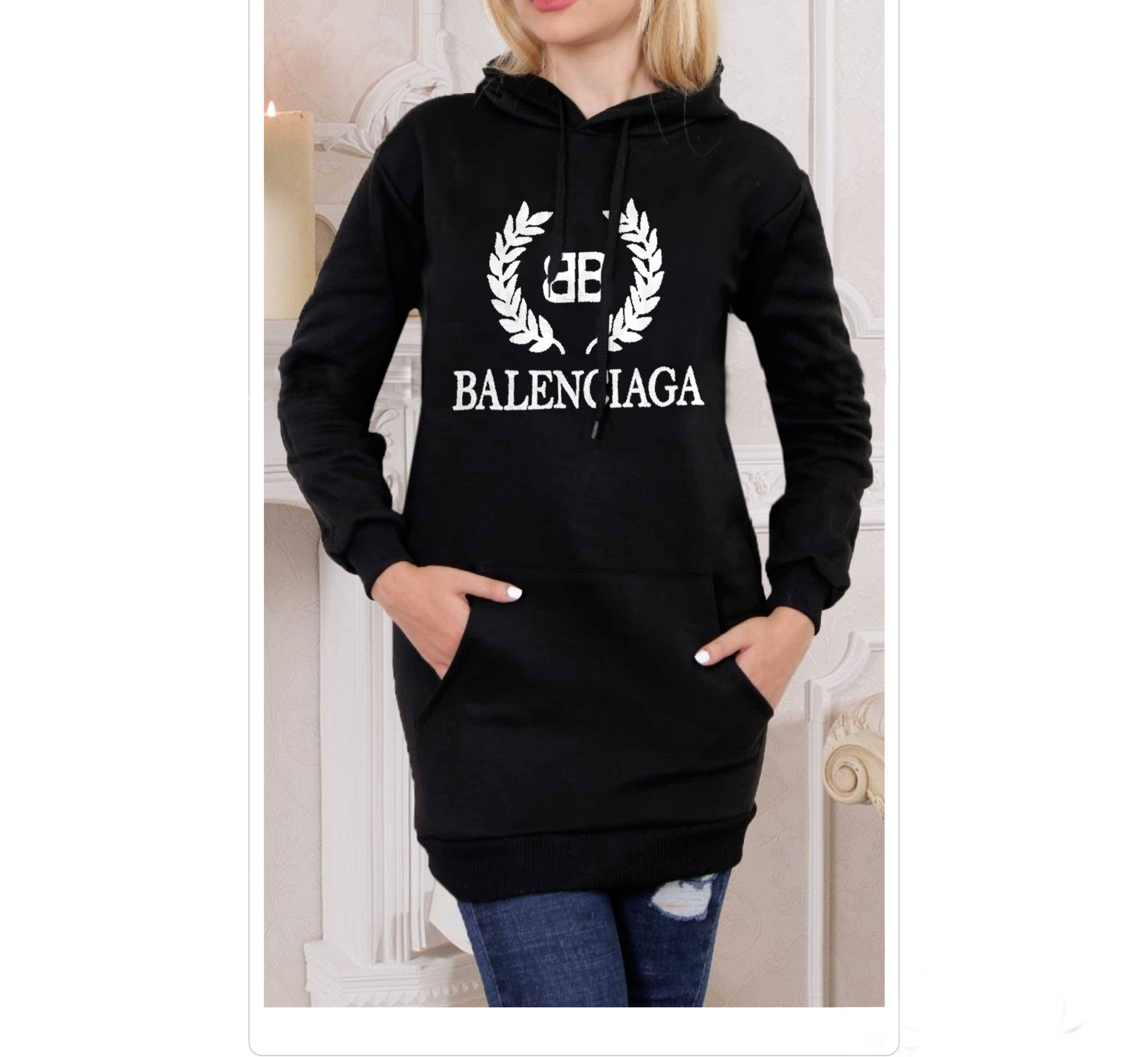 هودی زنانه Balenciaga مشکی مدلFariba