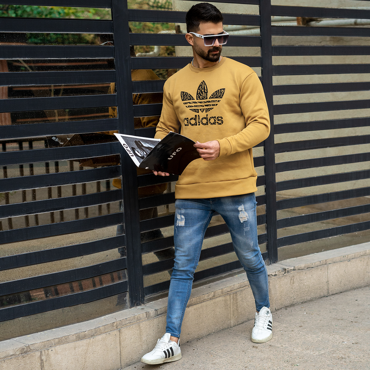 دورس مردانه آدیداس زرد مدل ERIS