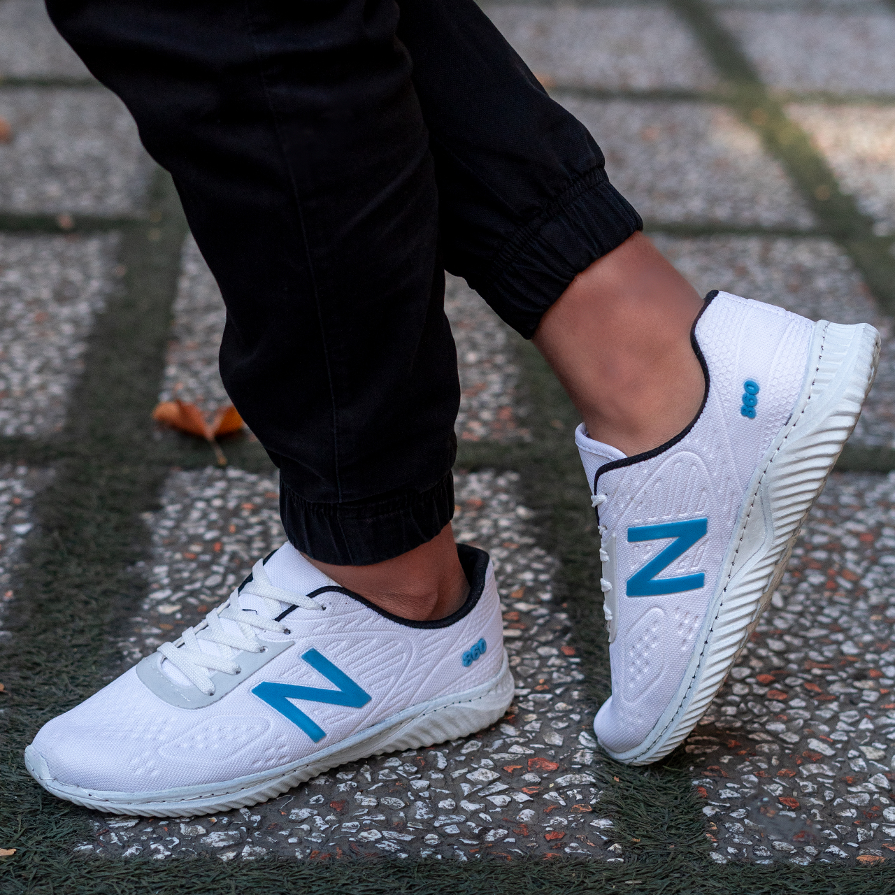 کفش ورزشی (T) مردانه نیوبالانس سفید آبی مدلA15