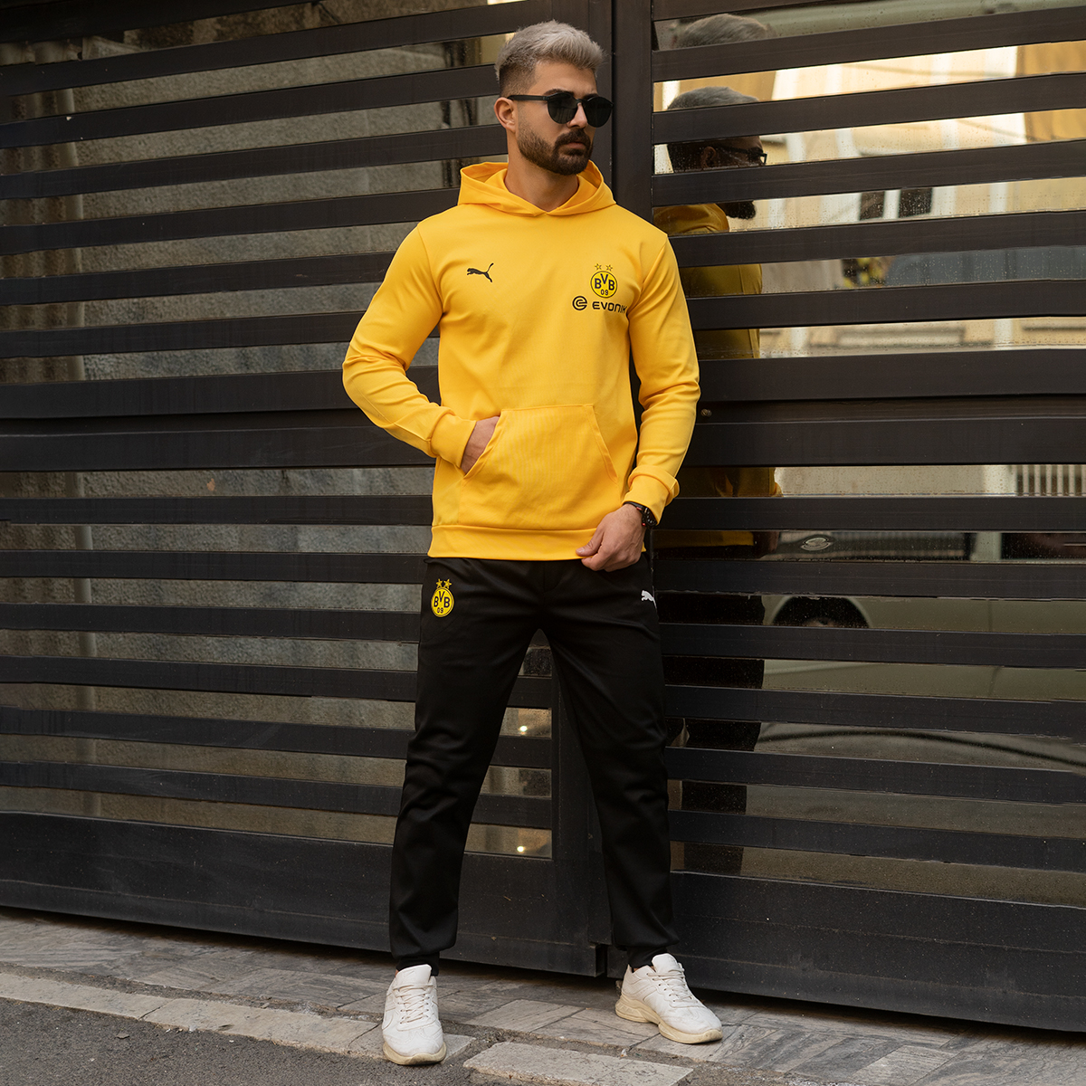 ست هودی شلوار Dortmund مردانه مدل Takin