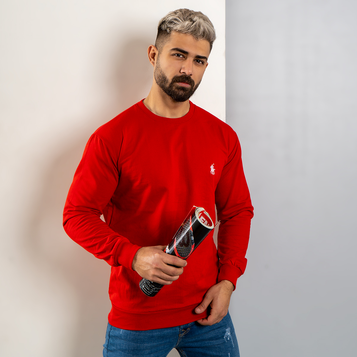 دورس Polo قرمز مردانه مدل Atabak