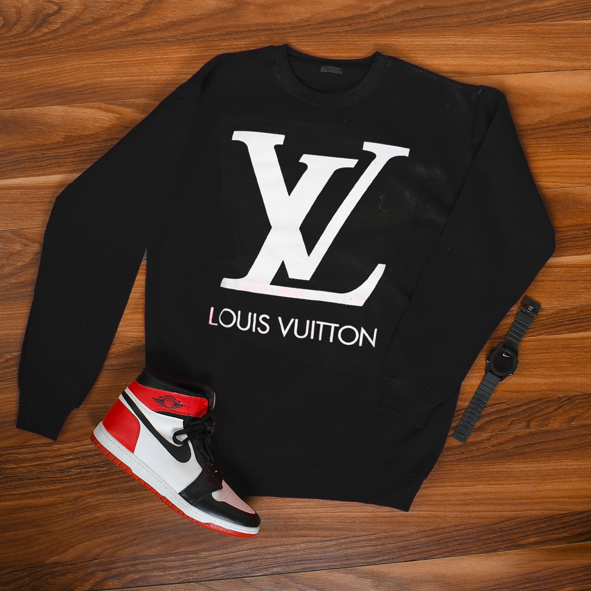 دورس مردانه LV مشکی مدل Adrian