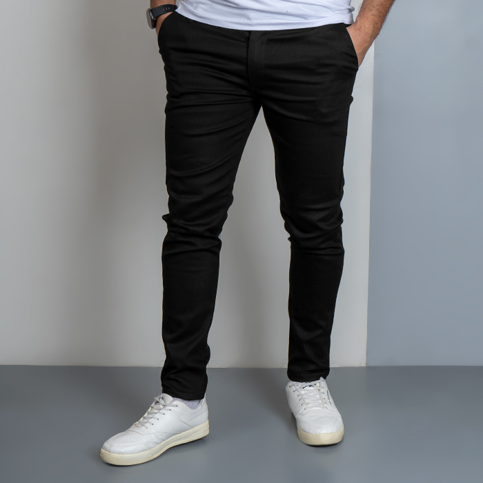 شلوار کتان مشکی مردانه مدل Gucci