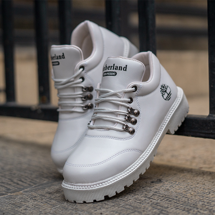 نیم بوت دخترانه سفید مدل Faranak