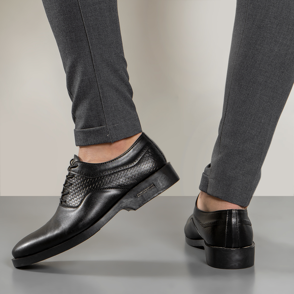 کفش رسمی مشکی مردانه مدل PARHAM