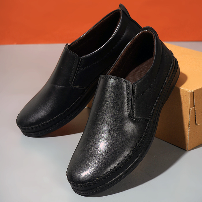 کفش رسمی مشکی مردانه مدل Kurn