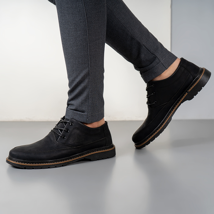 کفش مردانه مشکی مدل Tahsin