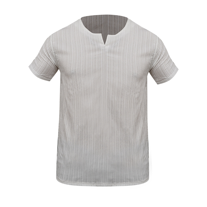 تیشرت مردانه سفید آستین کوتاه مدل Bardia