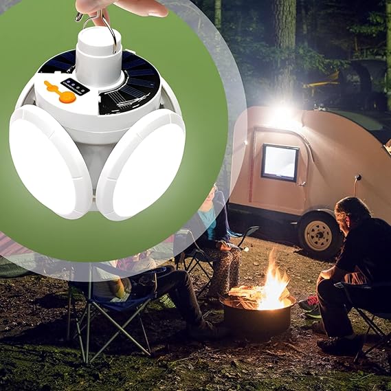 چراغ شارژی خورشیدی تاشو