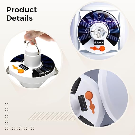 چراغ شارژی خورشیدی تاشو