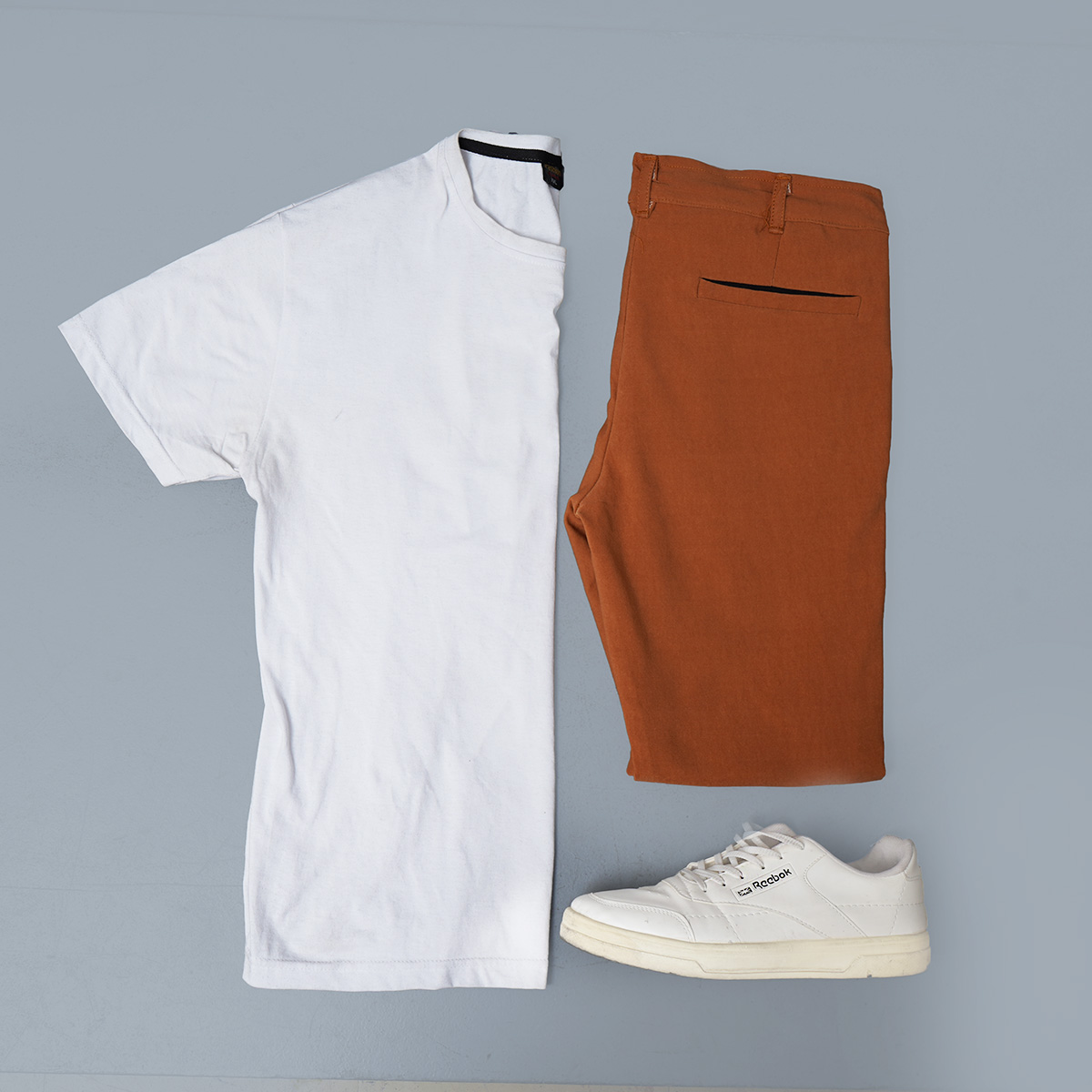 شلوار مردانه آجری مدل Mobin