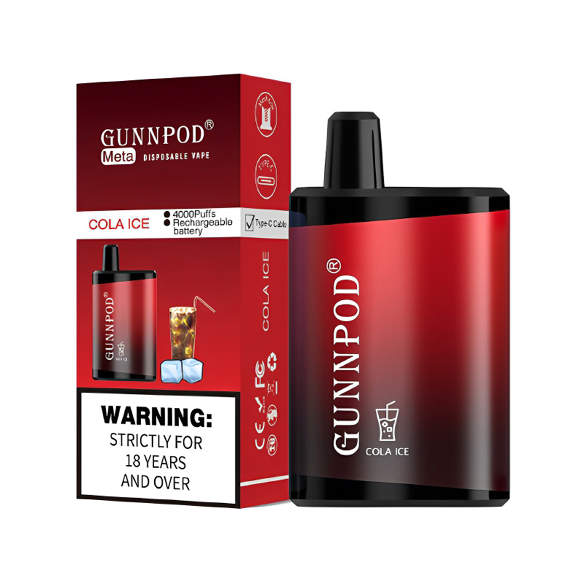 پاد 4000پاف با طعم کولا