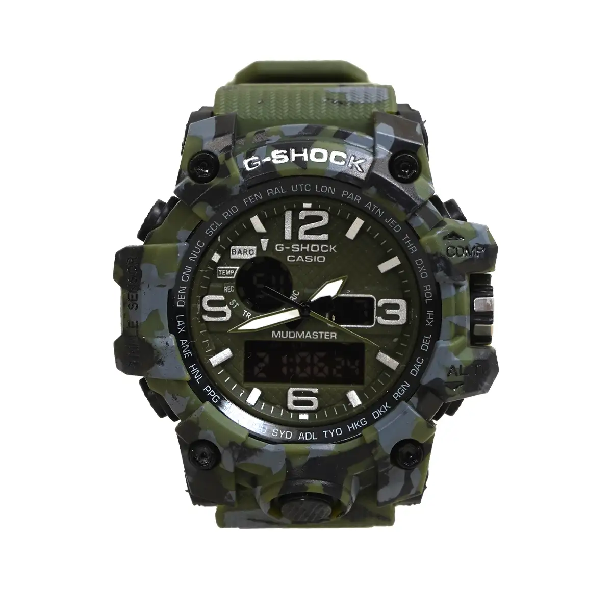 ساعت اسپرت G-SHOCK سه سنسوره طرح ارتشی سبز Army