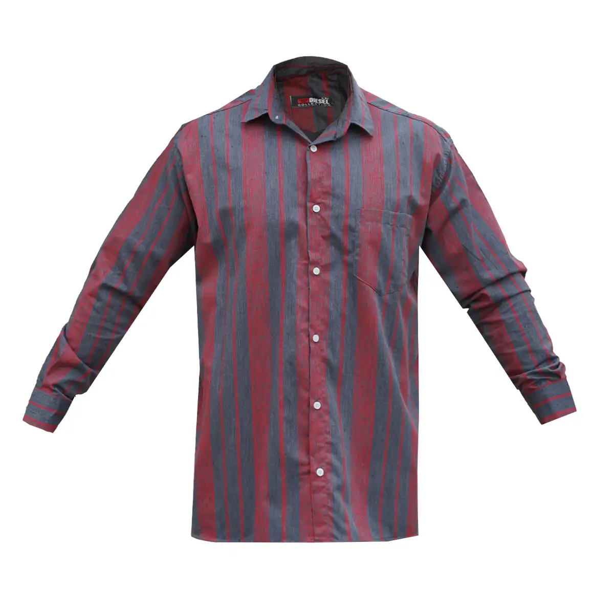 پیراهن مردانه مشکی قرمز مدل hirad