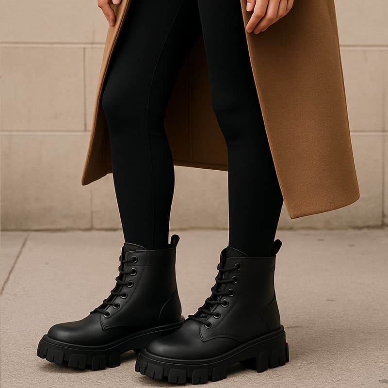 نیم بوت زنانه مشکی مدل Roxana