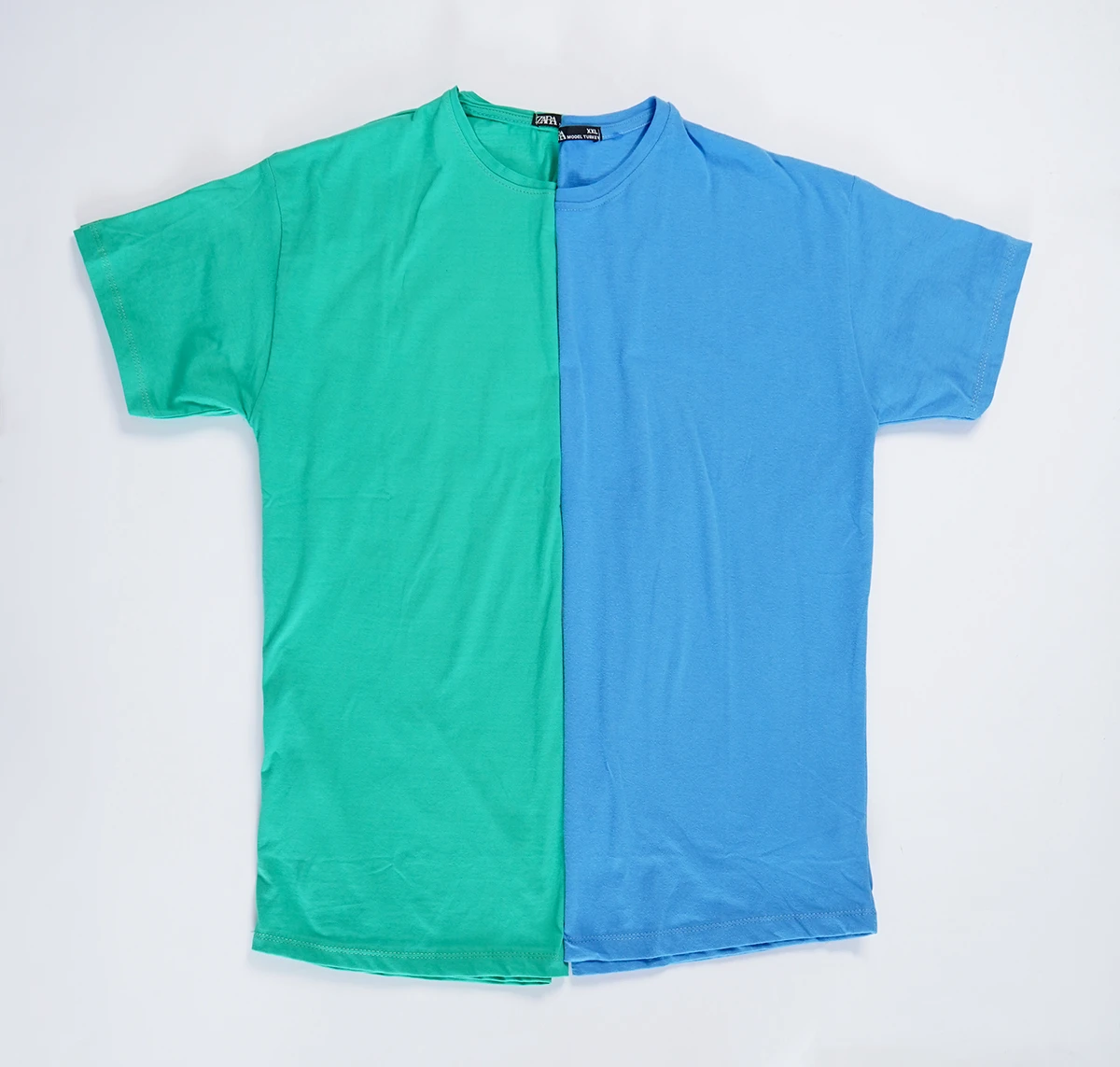 تیشرت ساده آبی مردانه مدل Vala