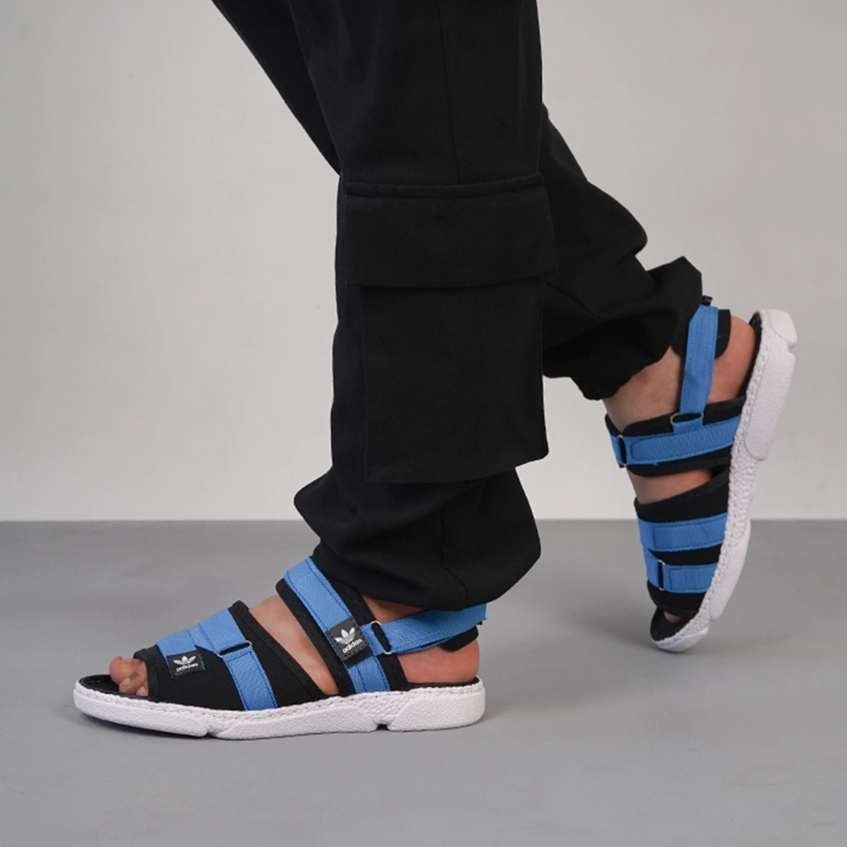 صندل مردانه آبی مدل Havin