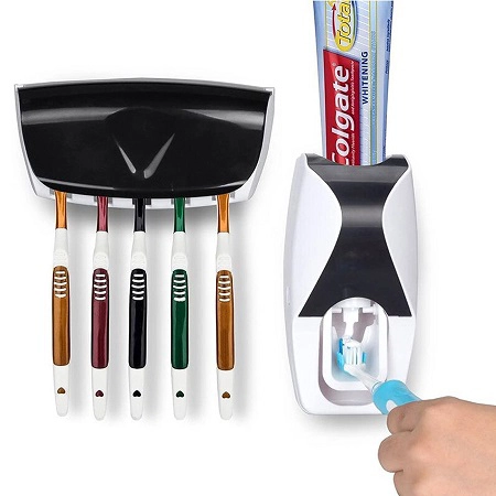 جای مسواک و خمیردندان اتومات مدل juxin